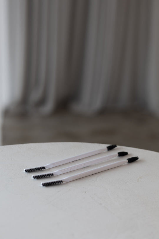Forme Essentials Brow Brush — dual-ended brush for shaping and blending brows.
